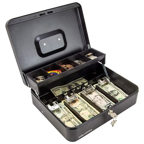 metal cash box walmart|small cash boxes for sale.